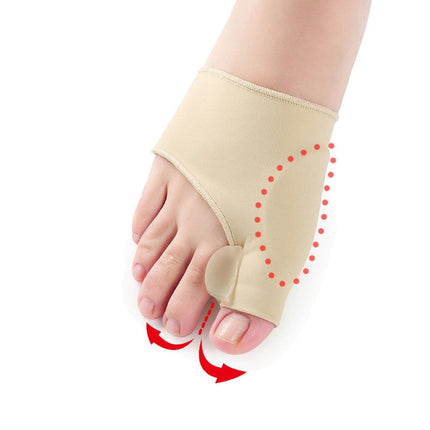 Toe Separator & Bunion Corrector | Hallux Valgus Orthopedic Straightener (2 Pcs)