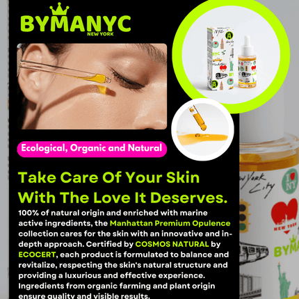 Eco Nourishing Facial Oil | BYMANYC ® New York | Certified Organic