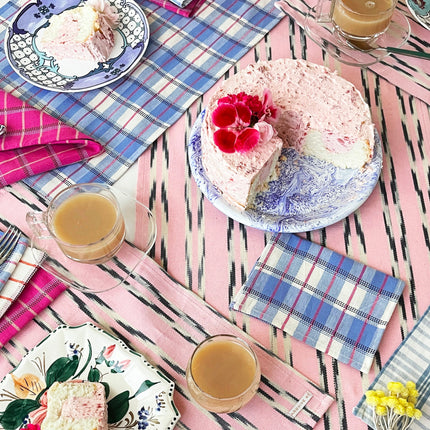 Xela Light Pink Jaspe Table Runner