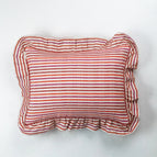 Elina Striped Red - Ruffle 15x20