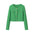 Emerald Green Tweed-Style Short Jacket For Women, SoHo, BYMANYC New York.