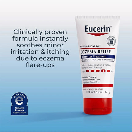 Eucerin Eczema Relief Flare-Up Treatment Cream 5oz | Oatmeal & Ceramide