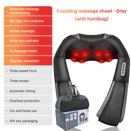 SKG Cervical Spine Massage Shawl | Electric Kneading Back & Waist Massager