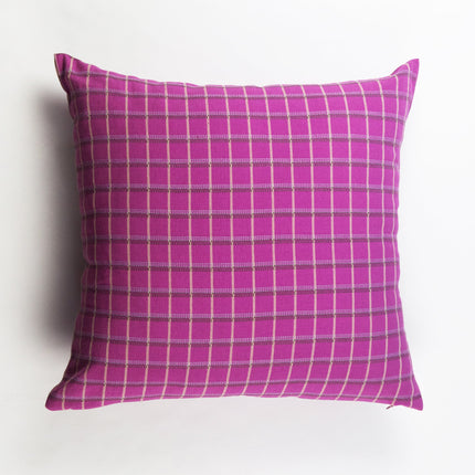 San Lucas Pink Plaid Pillow