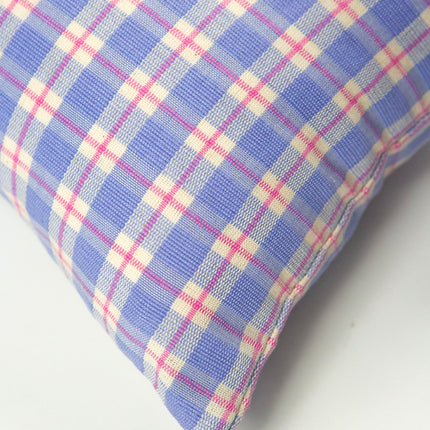 Sofia Plaid Periwinkle Pillows