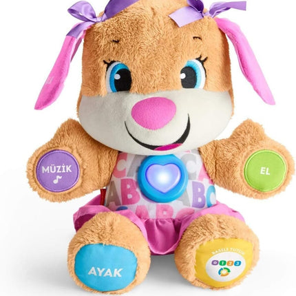 Fisher-Price Eğitici Köpekçiğin Kız Kardeşi - Konuşan Pelüş Oyuncak