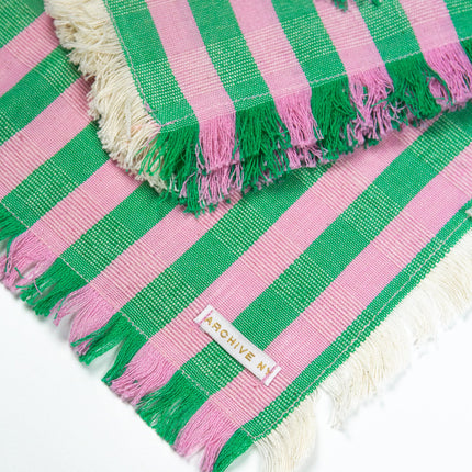 Flora Stripe Party Napkin Set