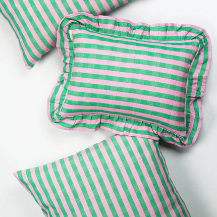 Flora Stripe Pillow
