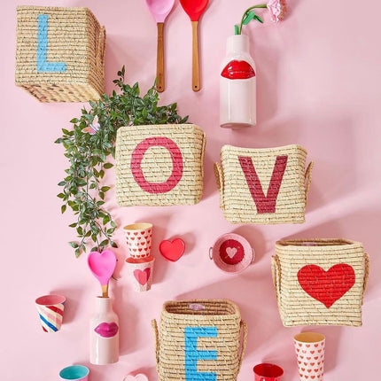 Kitchen Silicone Spoon in Heart shape | Dark Pink