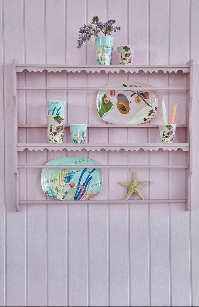 Melamine Cup - Tall | Australian Summer Print