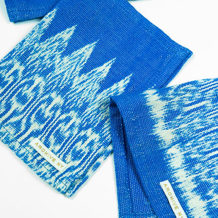 Gabriela Jaspe Blue Cocktail Napkins, Set of 4