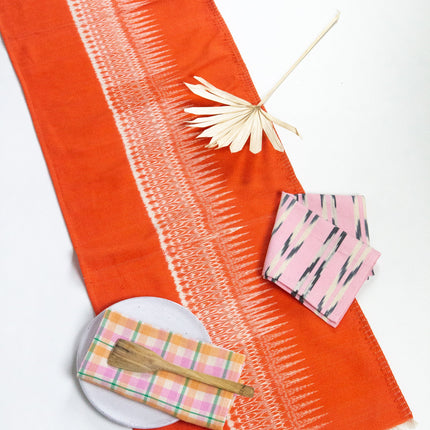 Gabriela Jaspé Table Runner - Orange