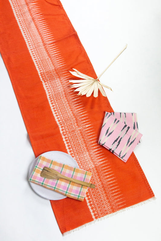 Gabriela Jaspé Table Runner - Orange