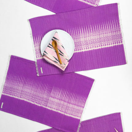 Gabriela Jaspe Placemats - Orchid