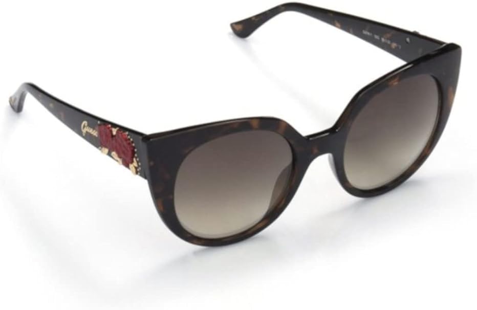 Guess GU 7611 52G Women's Sunglasses with Bone Brown Frame and 53mm Lens