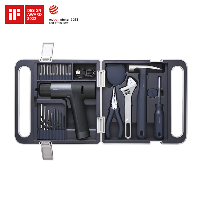 HOTO 12V Brushless Drill Tool Set