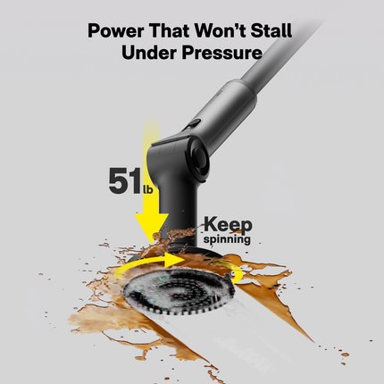 HOTO Flexi Cordless Spin Scrubber