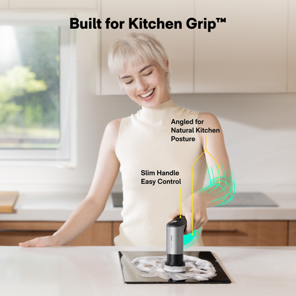 HOTO Grip Cordless Spin Scrubber