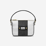 Handbag BYMANYC ® New York – Couture Vegan Vertical Band in Midnight Gold