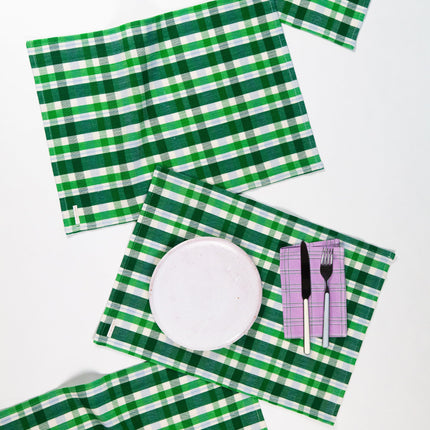 Josefina Plaid Placemat Set