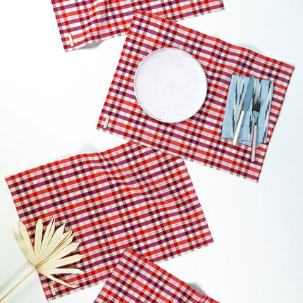 Noel Plaid Placemat Set