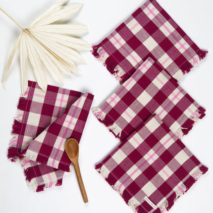 Abigail Plaid Party Napkin