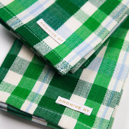 Josefina Plaid Handwoven Dinner Napkins – Set of 4