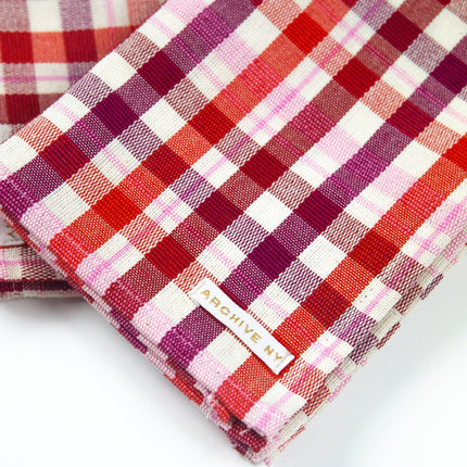 Noel Plaid Dinner Napkin Set