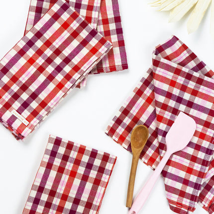 Noel Plaid Dinner Napkin Set