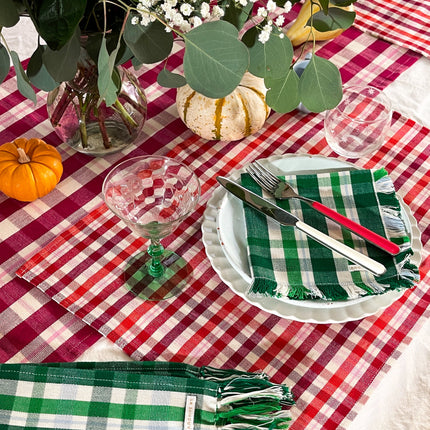 Noel Plaid Placemat Set