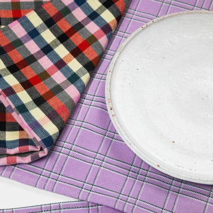Chiapas Plaid Lilac Placemat