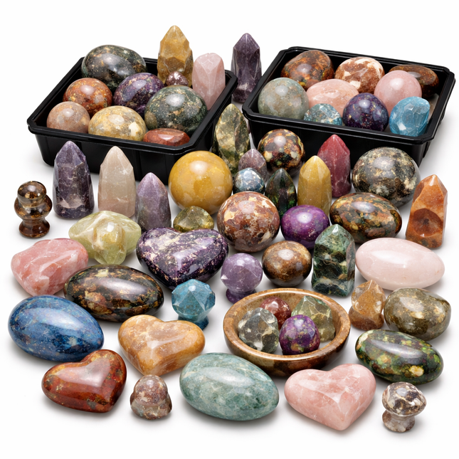 20 LB Mixed Crystal Assortment – Bulk Lot (No Selection)