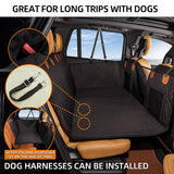 Dog Car Seat Extender | Waterproof Non-Slip Backseat Bed for Dogs — Universal Fit 52×25"