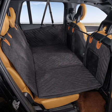 Dog Car Seat Extender | Waterproof Non-Slip Backseat Bed for Dogs — Universal Fit 52×25"