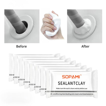 SealFic MudPutty | 20-Pack All-in-One Waterproof Repair Clay & Mastic Putty