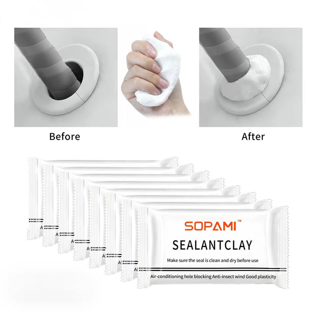 SealFic MudPutty | 20-Pack All-in-One Waterproof Repair Clay & Mastic Putty