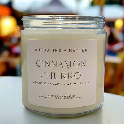 Cinnamon Churro - 12oz Soy Candle