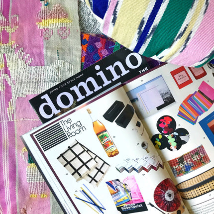 Backordered: Momos Grid Blanket- Natural White and Black