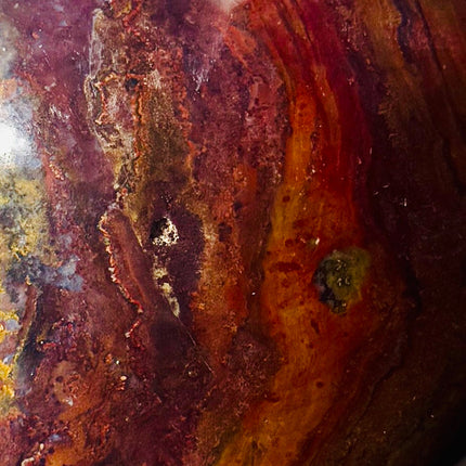 Sunset Jasper Heart Carving – Handpicked Statement Stone
