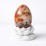 White Lotus Crystal Egg Stand – Choose Your Egg