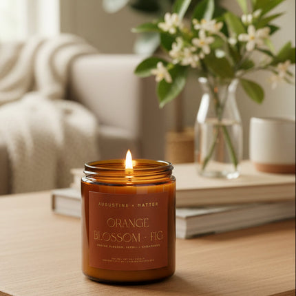 Orange Blossom + Fig - 7oz Soy Candle