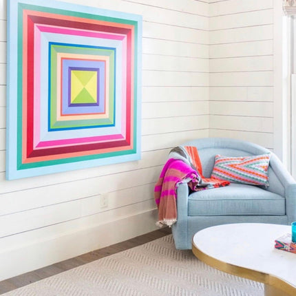 Almolonga Zig Zag Pillow - Orange Multi