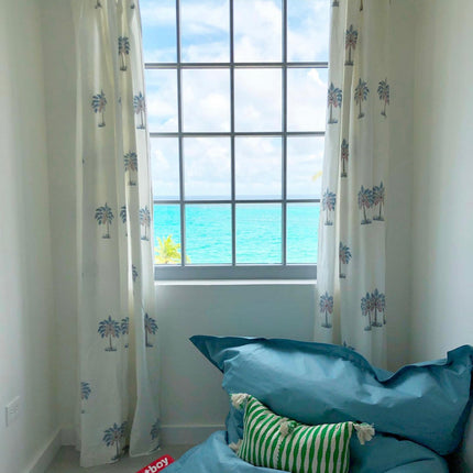 Antigua Pillow - Grass Green Stripe