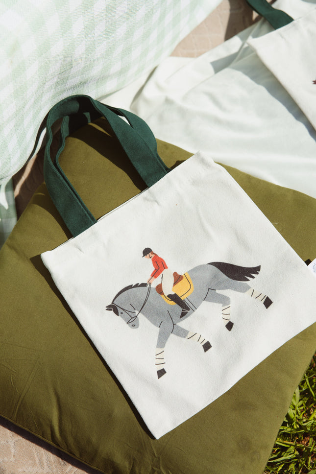 Horse Mini Tote Bags — 3-Pack