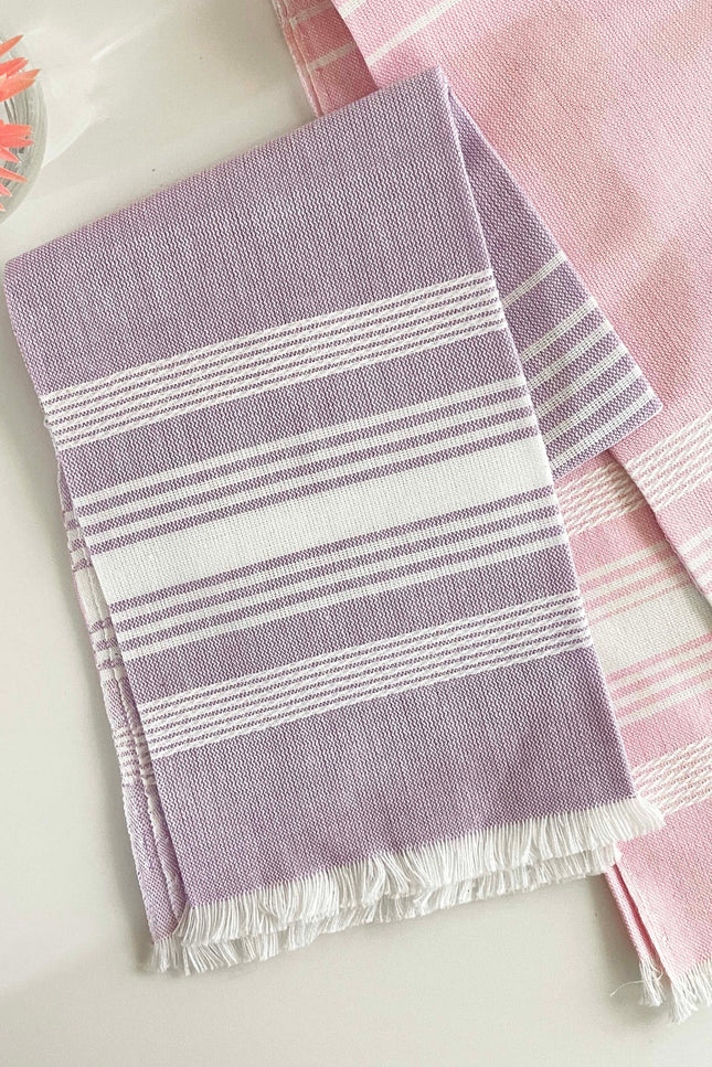 Light Lavender Chambray Kitchen Towel