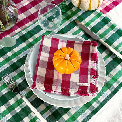 Abigail Plaid Party Napkin