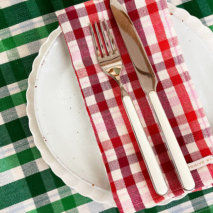 Noel Plaid Dinner Napkin Set