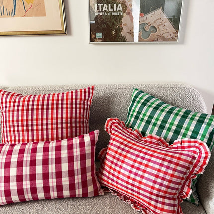 Noel Plaid Pillows