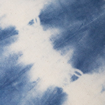 Indigo Striped Shibori Tassel Pillows
