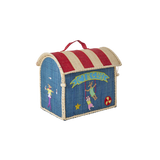 Raffia Kids Bag with Circus Theme - GET IT NOW, SHIPS IN OCTOBER